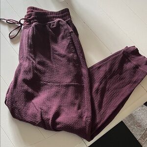 lululemon athletica At Ease Burgundy Sweatpants joggers